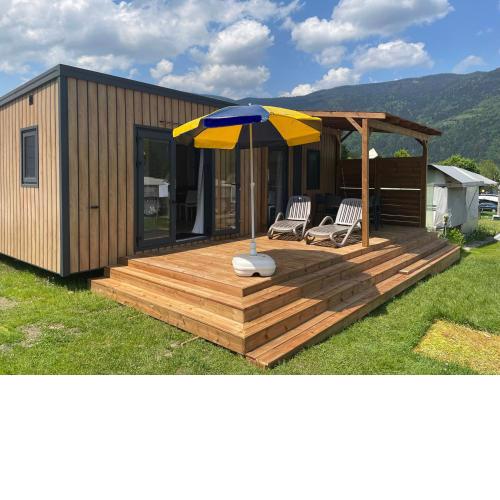 Mobilhome-Bali Premium by Camping Lampele-Ossiachersee-Klimaanlage-Radfahren-Wandern-Auszeit