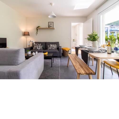 Modern 1 bedroom apartment at Le Bouveret. Self-checkin.