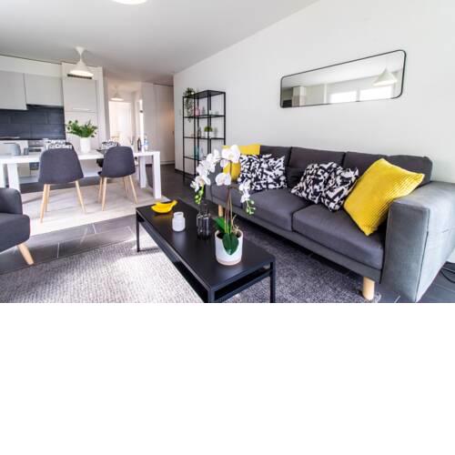 Modern 2 bedrooms apartment at Le Bouveret. Self-checkin.