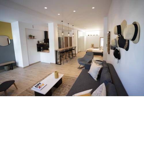 Modern 2bed 2bath loft in Acropolis area