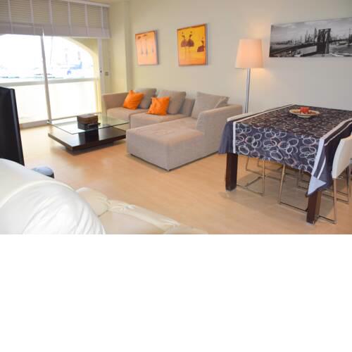 Modern and luxury 2 bedroom apartment on Island in the marina harbour Benalmadena