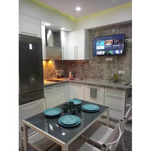 Modern apartment Two bedrooms near the metro Kallithea.