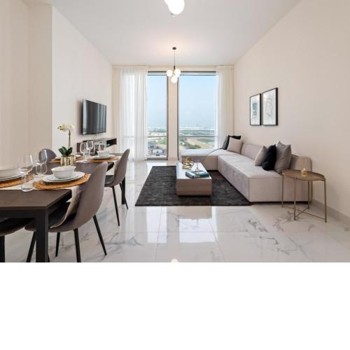 Modern Apartment With Partial Canal and Pool View