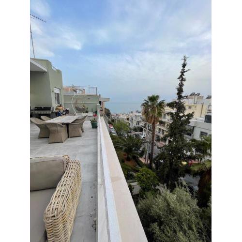 Modern apartment with sea view terrace