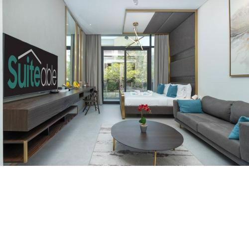 Modern studio w spacious terrace in JVC -Suiteable