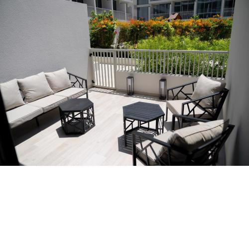Modern Studio with a Garden View & Big Outdoor Terrace (JVC)