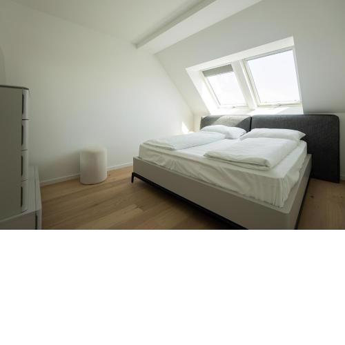 Modern two-bedroom apartment on a rooftop