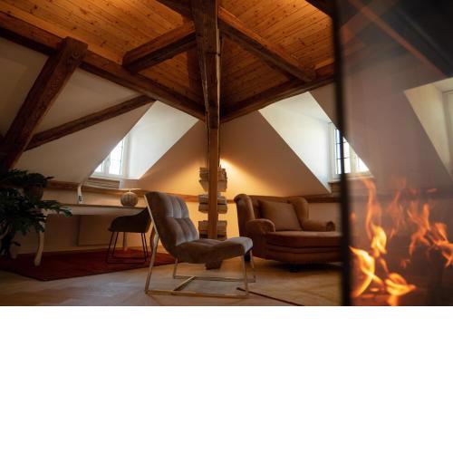 Moderne Altbauwohnung mit Pool und Sauna zentral in Bern