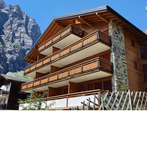 Moderne Wohnung im Zentrum von Leukerbad, Haus Topas