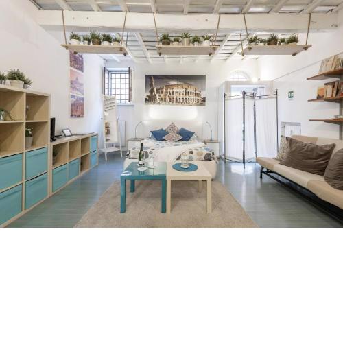 Monolocale con piscina a Trastevere