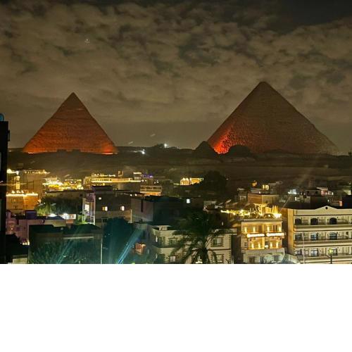 moonlight view pyramids