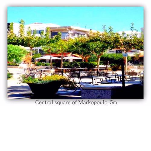 Motel GOLDEN TRIP - On central square of Markopoulo city - Great stay for passing travelers
