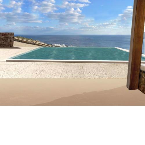 Mykonos lodge-sea view-private pool