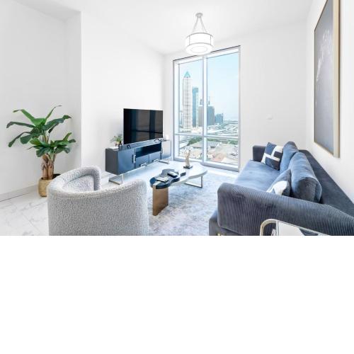 Nasma Luxury Stays - Luxurious 1BR Apartment in Al Habtoor City