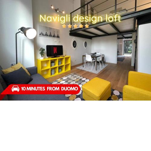Navigli Design Loft - AC, Netflix, 10 min dal Duomo