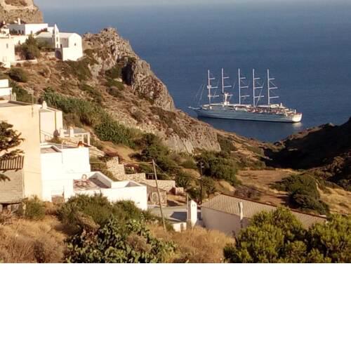 New apartment with romantic view in Chora Kythira