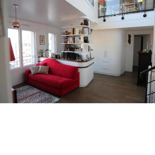 New Duplex, large terrace, near Stade de France