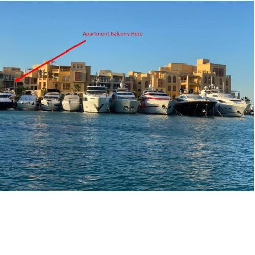 New Marina El Gouna Apt: Spacious & Balcony view