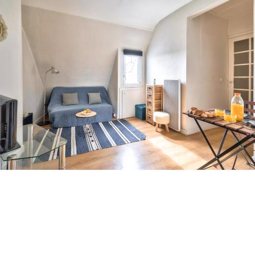 New Parisian Studio with View in the Central 11th