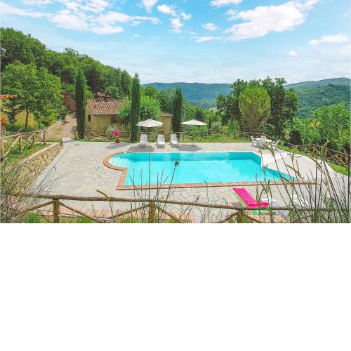 Nice home in Ortignano Raggiolo with WiFi, Private swimming pool and Outdoor swimming pool
