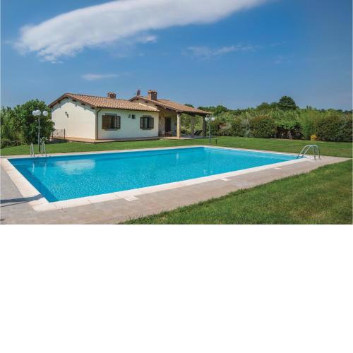 Nice home in Piansano VT with 3 Bedrooms, Private swimming pool and Outdoor swimming pool