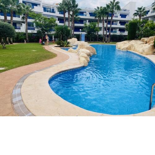 Nice top floor apartment only 400 m from playa flamenca beach