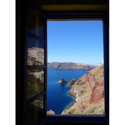 Oia waves the best view from window