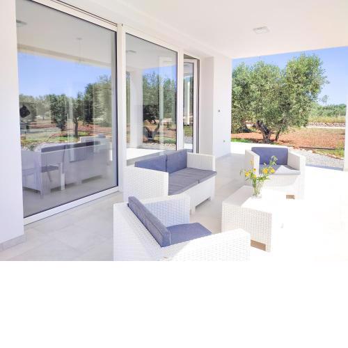 Olive trees house