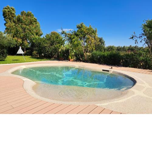 One bedroom appartement with shared pool enclosed garden and wifi at Grosseto 5 km away from the beach