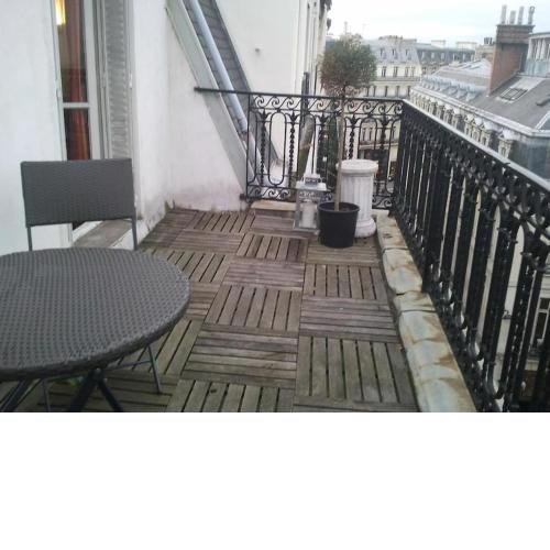 Opéra Louvres appart terrasse 6 ème etag