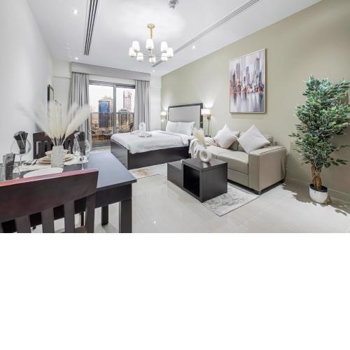 Opulent Studio Stay at Elite Downtown Residence