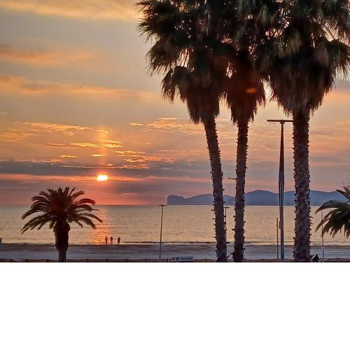 Orange Sunset, seaview & beach front