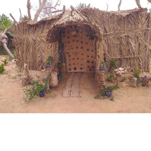 Palm hut