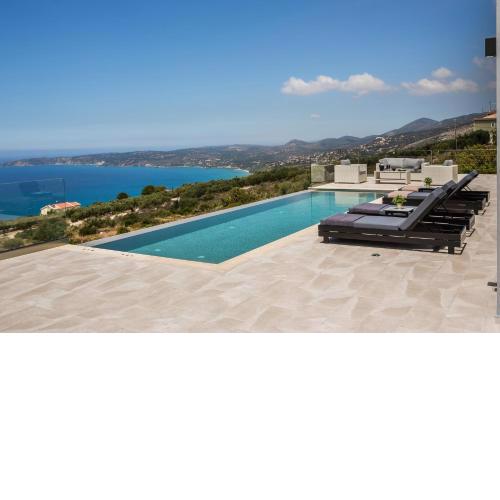 Panorama Blue Kefalonia - Luxury villa in Lourdata