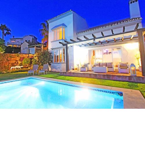 Panorama sea view villa heated pool wifi