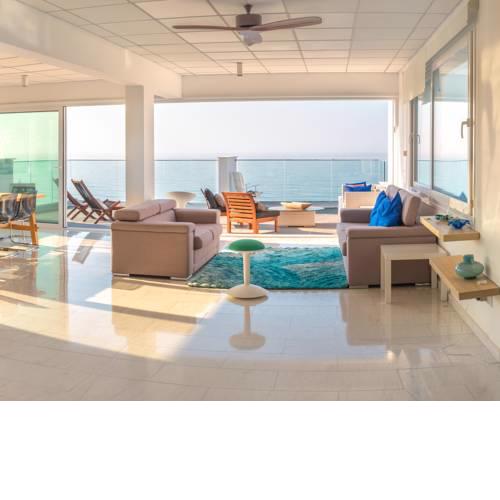 Panoramic Mediterranean blues penthouse