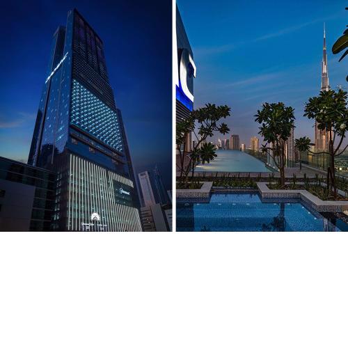 Paramount Midtown Deluxe 1 BR Apartment with Full Burj-Khalifa View