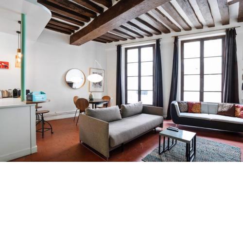 Parisian Apartment With Terrace in Saint Michel-Notre Dame