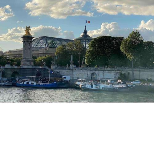 Péniche de charme au pont Alexandre III