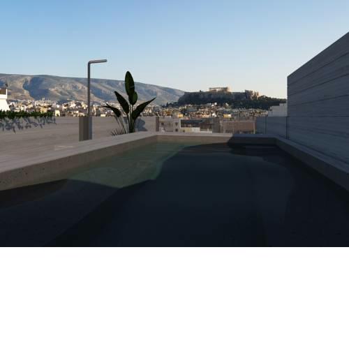 Penthouse with Private Pool & Acropolis View