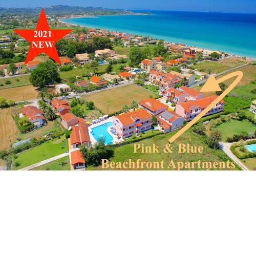 Pink & Blue Beachfront Apartments