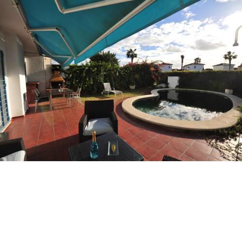 Piscina privada Playa Barbacoa 3 baños