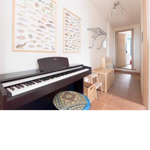 Play Piano with seaview