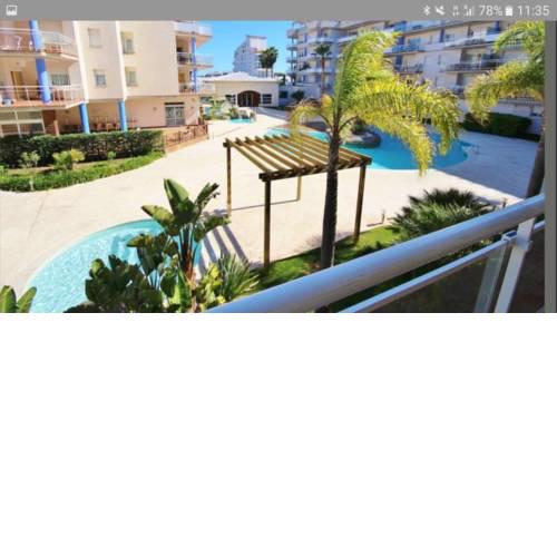 PORT CANIGO 406 -Apartamento con piscina y parking en Sta Margarita Roses