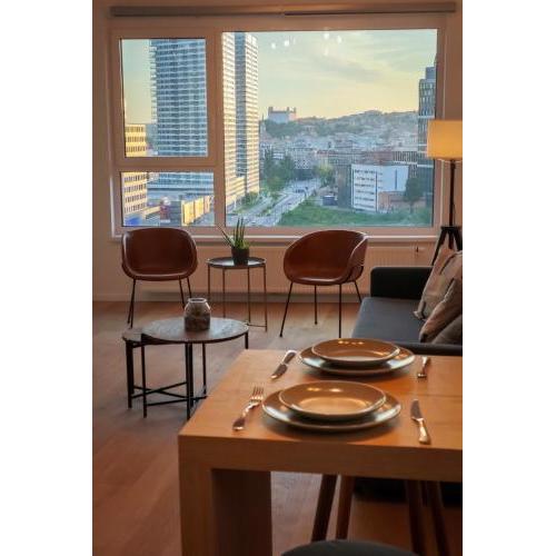 Premium new apartment with panoramic castle view