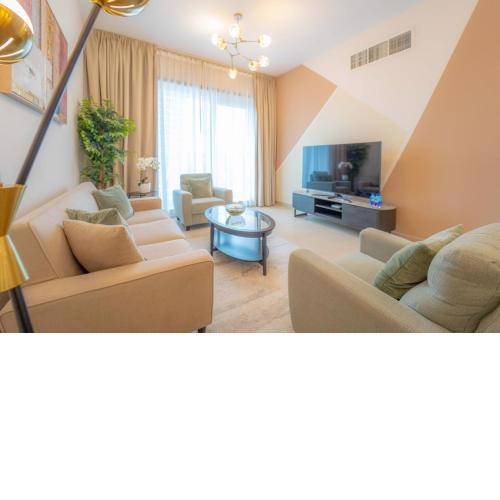Prime 2BR + Maid with water view