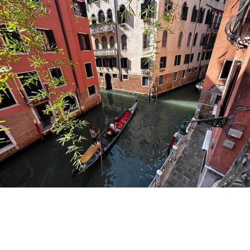 Private balcony on the canals