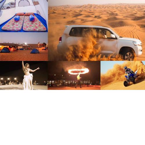 Private Car Sightseeing Dubai City & Evening Desert Safari Adventures Tour- Optional One Overnight