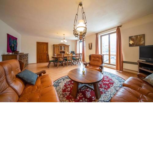 Prostorný rustikální apartmán v Beskydech
