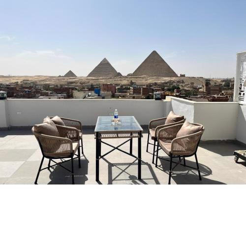 Pyramids window